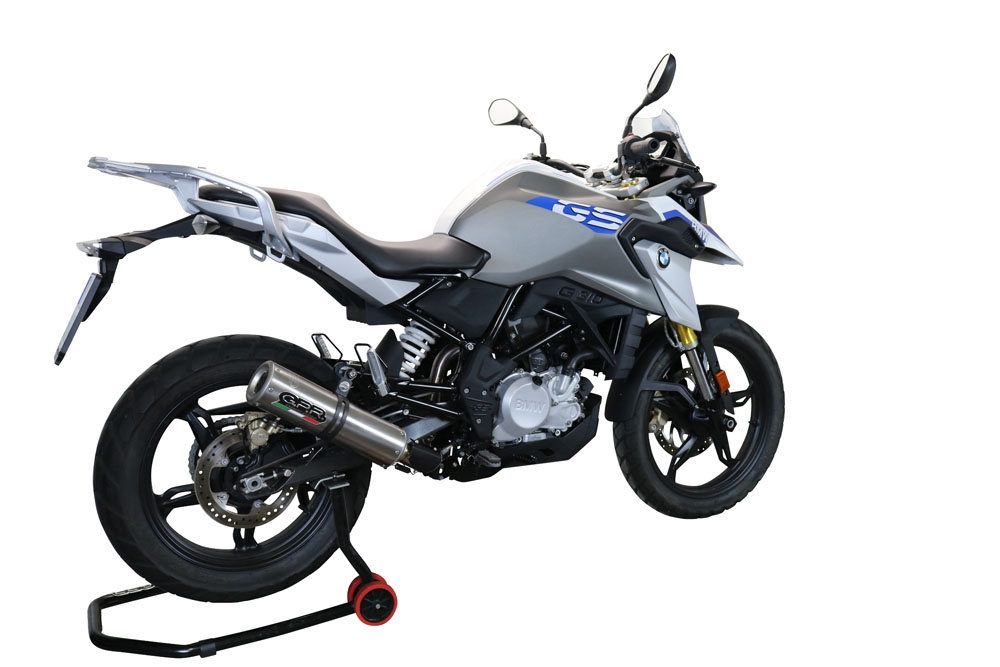 Exhaust compatible with Bmw G 310 Gs 2017-2021, M3 Inox , Homologated legal full system exhaust, including removable db killer and catalyst 