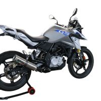Exhaust compatible with Bmw G 310 Gs 2017-2021, M3 Inox , Homologated legal full system exhaust, including removable db killer and catalyst 