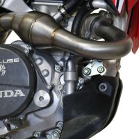 Exhaust compatible with Honda Crf 450 R-RX 2017-2019, Pentacross Full Titanium, Racing full system exhaust, including dual silencers, removable db killers/spark arrestors 