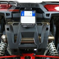 Scarico compatibile con Polaris Rzr XP 1000 2014-2023, Power Bomb, Scarico omologato, silenziatore con db killer estraibile e raccordo specifico