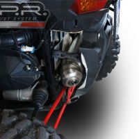Scarico compatibile con Polaris Rzr XP 1000 2014-2023, Power Bomb, Scarico omologato, silenziatore con db killer estraibile e raccordo specifico