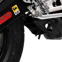 Exhaust system compatible with Derbi Gpr 125 2009-2010, Alluminio Ghost, Homologated legal full system exhaust, including removable db killer and catalyst 
