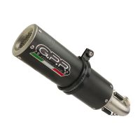 Exhaust system compatible with Benelli Bn 125 2021-2024, M3 Black Titanium, Homologated legal full system exhaust, including removable db killer and catalyst 