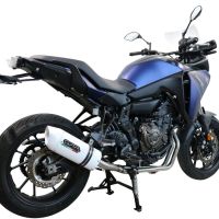 Exhaust compatible with Yamaha Tracer 700 2020-2021, Albus Evo4, Homologated legal full system exhaust, including removable db killer and catalyst 