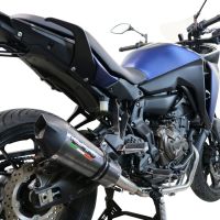 Scarico compatibile con Yamaha Tracer 700 2016-2019, GP Evo4 Poppy, Scarico completo omologato,fornito con db killer estraibile,catalizzatore e collettore