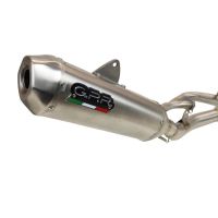 Scarico compatibile con Husqvarna FE 450 2024-2025, Pentacross FULL Titanium, Scarico completo racing, fornito con db killer estraibile e collettore, non legale per uso stradale