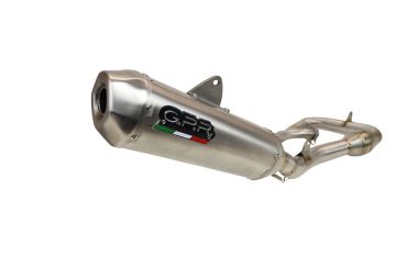 Scarico GPR compatibile con  Husqvarna FC 450 ROCKSTAR EDITION 450 2018-2021, Pentacross FULL Titanium, Scarico completo racing, fornito con db killer estraibile e collettore, non legale per uso stradale