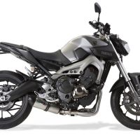 Scarico compatibile con Yamaha Mt-09 2014-2016, Gpe Ann. titanium, Scarico completo omologato,fornito con db killer estraibile,catalizzatore e collettore