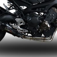 Scarico compatibile con Yamaha XSR900 2016-2021, GP Evo4 Poppy, Scarico completo omologato,fornito con db killer estraibile,catalizzatore e collettore