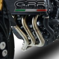 Scarico compatibile con Yamaha Tracer 9 GT 2021-2023, GP Evo4 Poppy, Scarico completo omologato,fornito con db killer estraibile,catalizzatore e collettore