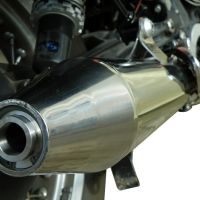 Exhaust system compatible with Moto Guzzi V7 (I - II) - Stone - Special 2012-2016, Vintacone , Dual Homologated legal slip-on exhaust including removable db killers and link pipes 