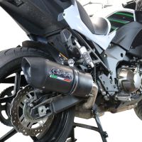 Scarico GPR Kawasaki Versys 1000 i.e. 2021/22 e5 Scarico omologato con raccordo Furore  Argento