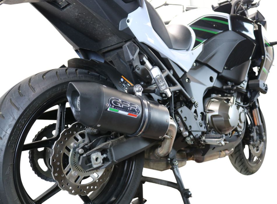 Scarico GPR Furore Evo4 Per Kawasaki Versys 1000 2019-2021 - Omologato Nero