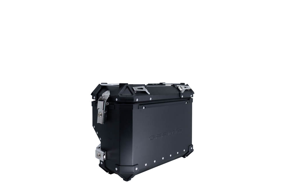 GPR TECH COMPATABILE CON Suzuki V-Strom 1050 Xt/De 2020/2024 e5 GPR TECH COPPIA DI VALIGIE LATERALI NERE ALPI-TECH 38 LT. + 32 LT. CON PORTA PACCHI NERO 
