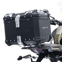 TOP CASE - BAULETTO GPR TECH COMPATABILE CON Zontes 350 T1 ADV 2022/2024 e5 GPR TECH BAULETTO TOP CASE ALPI-TECH 45 LT. COLORE NERO CON PIASTRA SPECIFICA 