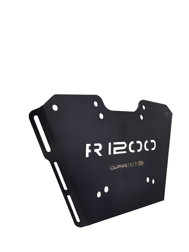 TOP CASE - BAULETTO GPR TECH COMPATABILE CON Bmw R 1250 R - Rs 2019/2020 e4 GPR TECH BAULETTO TOP CASE ALPI-TECH 35 LT. COLORE ARGENTO CON PIASTRA SPECIFICA 