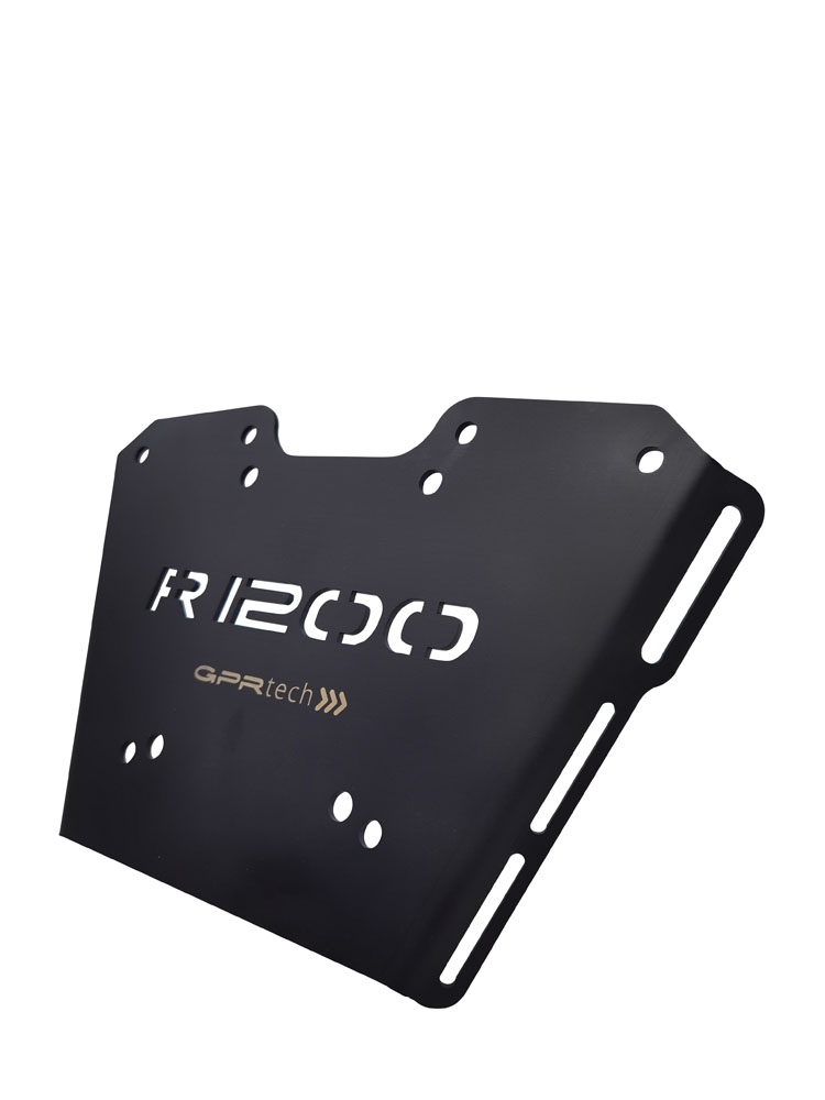 TOP CASE - BAULETTO GPR TECH COMPATABILE CON Bmw R 1250 R - Rs 2019/2020 e4 GPR TECH BAULETTO TOP CASE ALPI-TECH 35 LT. COLORE ARGENTO CON PIASTRA SPECIFICA 