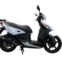 Scarico compatibile con Kymco Agility 200 - I.E. R16 - Plus 2015-2017, Evo4 Road, Scarico completo omologato,fornito con db killer estraibile e collettore