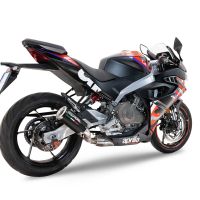 Scarico GPR compatibile con  Aprilia RS 457 2024-2025, M3 Black Titanium, Scarico completo racing, fornito con db killer estraibile e collettore, non conforme per uso stradale