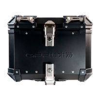 TOP CASE - BAULETTO GPR TECH COMPATABILE CON Benelli Trk 502 2021/2024 e5 GPR TECH BAULETTO TOP CASE ALPI-TECH 35 LT. COLORE NERO CON PIASTRA SPECIFICA 
