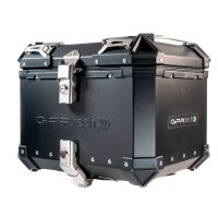 TOP CASE - BAULETTO GPR TECH COMPATABILE CON Benelli Trk 502 2021/2024 e5 GPR TECH BAULETTO TOP CASE ALPI-TECH 35 LT. COLORE NERO CON PIASTRA SPECIFICA 