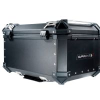 Top case in aluminum, black silver color with specific plate included Top case GPR TECH compatible with  Benelli Trk 251 2019/2023