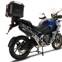 TOP CASE - BAULETTO GPR TECH COMPATABILE CON Triumph Tiger 850 Sport 2020/2024 e5 GPR TECH BAULETTO TOP CASE ALPI-TECH 45 LT. COLORE NERO CON PIASTRA SPECIFICA 