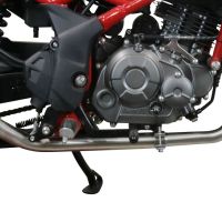 Exhaust system compatible with Benelli Bn 125 2021-2024, M3 Poppy , Homologated legal full system exhaust, including removable db killer and catalyst 