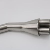 Exhaust compatible with Bmw K 100 1983-1994, Cafè Racer 4in1, Link pipe 