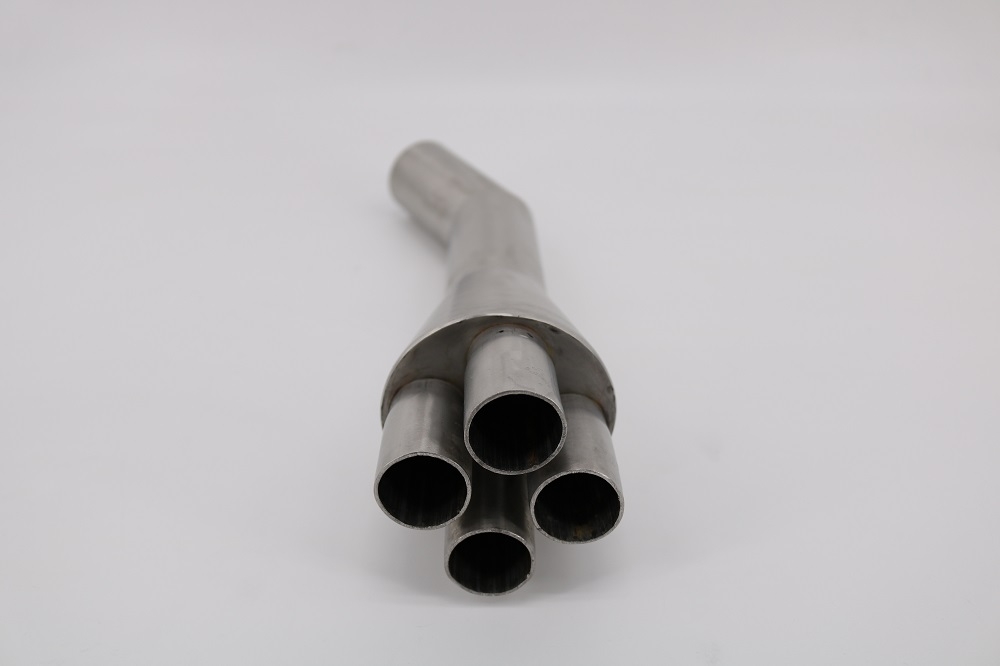 Exhaust compatible with Bmw K 100 1983-1994, Cafè Racer 4in1, Link pipe 