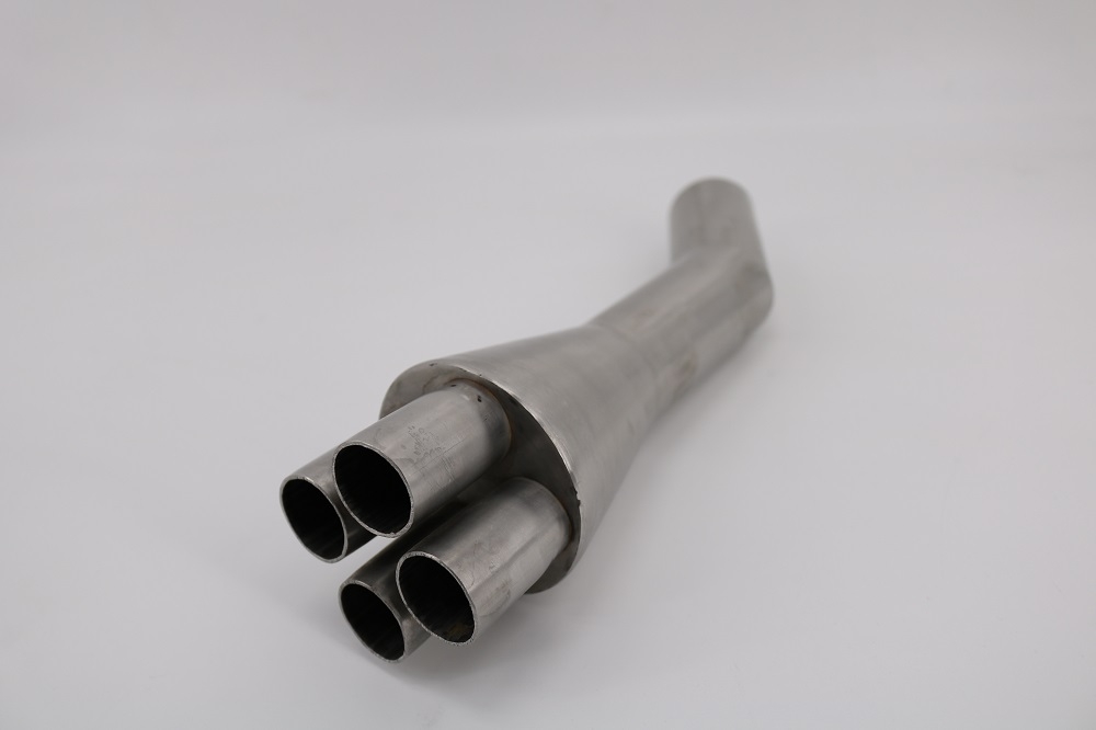 Exhaust compatible with Bmw K 100 1983-1994, Cafè Racer 4in1, Link pipe 