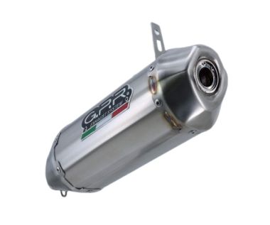 Exhaust compatible with Can Am Outlander 570 Max 2016-2017, PENTACROSS INOX, Homologated legal slip-on exhaust including removable db killer and link pipe 