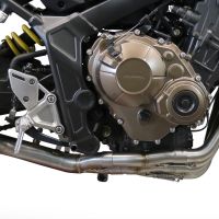 Exhaust system compatible with Honda Cb 650 R 2019-2020, GP Evo4 Poppy, Homologated legal full system exhaust, including removable db killer and catalyst 