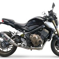 Exhaust compatible with Honda Cbr 650 R 2021-2023, GP Evo4 Titanium, Homologated legal full system exhaust, including removable db killer and catalyst 