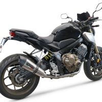Exhaust compatible with Honda Cbr 650 R 2021-2023, GP Evo4 Titanium, Homologated legal full system exhaust, including removable db killer and catalyst 