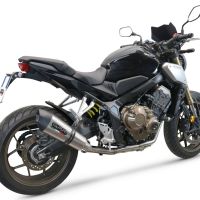 Scarico compatibile con Honda Cb 650 R 2019-2020, GP Evo4 Titanium, Scarico completo omologato,fornito con db killer estraibile,catalizzatore e collettore