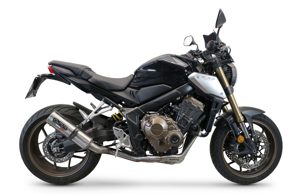 Scarico compatibile con Honda Cbr 650 R 2021-2023, M3 Inox , Scarico completo omologato,fornito con db killer estraibile,catalizzatore e collettore