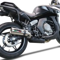 Scarico compatibile con Cf Moto 650 Gt 2022-2024, M3 Inox , Scarico omologato, silenziatore con db killer estraibile e raccordo specifico