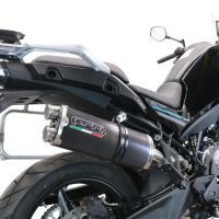 Scarico compatibile con Cf Moto 800 Mt Sport 2022-2024, Dual Poppy, Scarico omologato, silenziatore con db killer estraibile e raccordo specifico