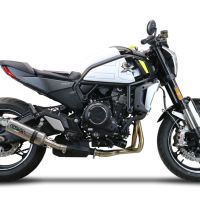 Scarico compatibile con Cf Moto 700 CL-X Heritage 2022-2024, M3 Inox , Scarico omologato, silenziatore con db killer estraibile e raccordo specifico