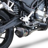 Scarico GPR compatibile con  Cf Moto 300 NK 2022-2024, New Grand Prix Evo Titanium, Scarico completo racing, fornito con db killer estraibile e collettore, non conforme per uso stradale