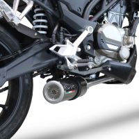 Scarico compatibile con Cf Moto 300 NK 2022-2024, M3 Poppy , Scarico completo omologato,fornito con db killer estraibile,catalizzatore e collettore