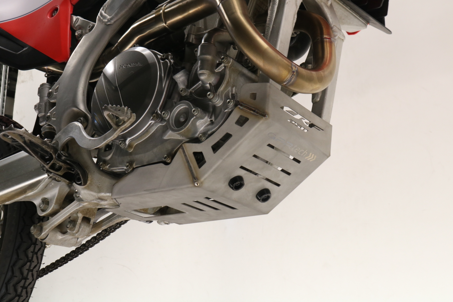 Titanium Skid plate GPR TECH compatible with  Honda Crf 250 R/RX 2022/2024