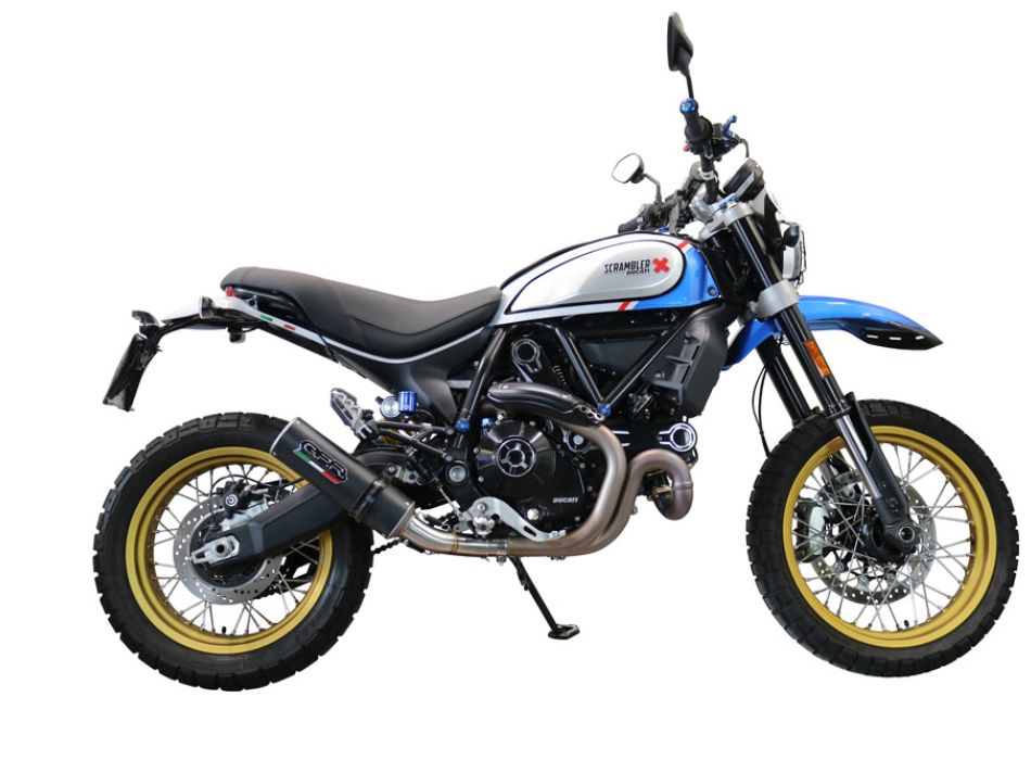 ドゥカティスクランブラーARROW アロー Exhaust Muffler Exhausts Arrow Pro Race Black Ducati Scrambler 1100 2018