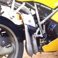 Exhaust system compatible with Ducati 998 - R - FE 2001-2004, Furore Nero, Mid-full system exhaust with dual homologated and legal silencers, including removable db killer 