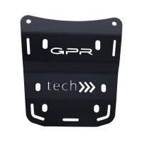 SPECIFIC PLATE IN TITANIUM TOP CASE-ALPITECH 35/55 LT GPR TECH compatible with  Ducati Multistrada V4 / V4S / V4S Sport 1100 2021/2024