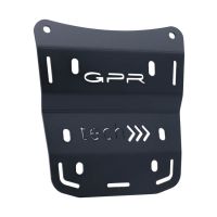 SPECIFIC PLATE IN TITANIUM TOP CASE-ALPITECH 35/55 LT GPR TECH compatible with  Ducati Multistrada V4 / V4S / V4S Sport 1100 2021/2024