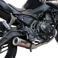 Scarico compatibile con Kawasaki Z 650 2017-2020, M3 Inox , Scarico completo omologato,fornito con db killer estraibile,catalizzatore e collettore