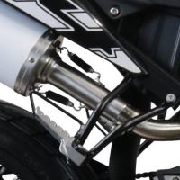 Exhaust system compatible with Aprilia Sx 125 2021-2024, Furore Evo4 Nero, Homologated legal slip-on exhaust including removable db killer, link pipe and catalyst 