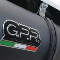 Scarico compatibile con Beta RR 125 4T Enduro 2019-2020, Furore Evo4 Nero, Terminale di scarico omologato, fornito con db killer estraibile, catalizzatore e raccordo specifico